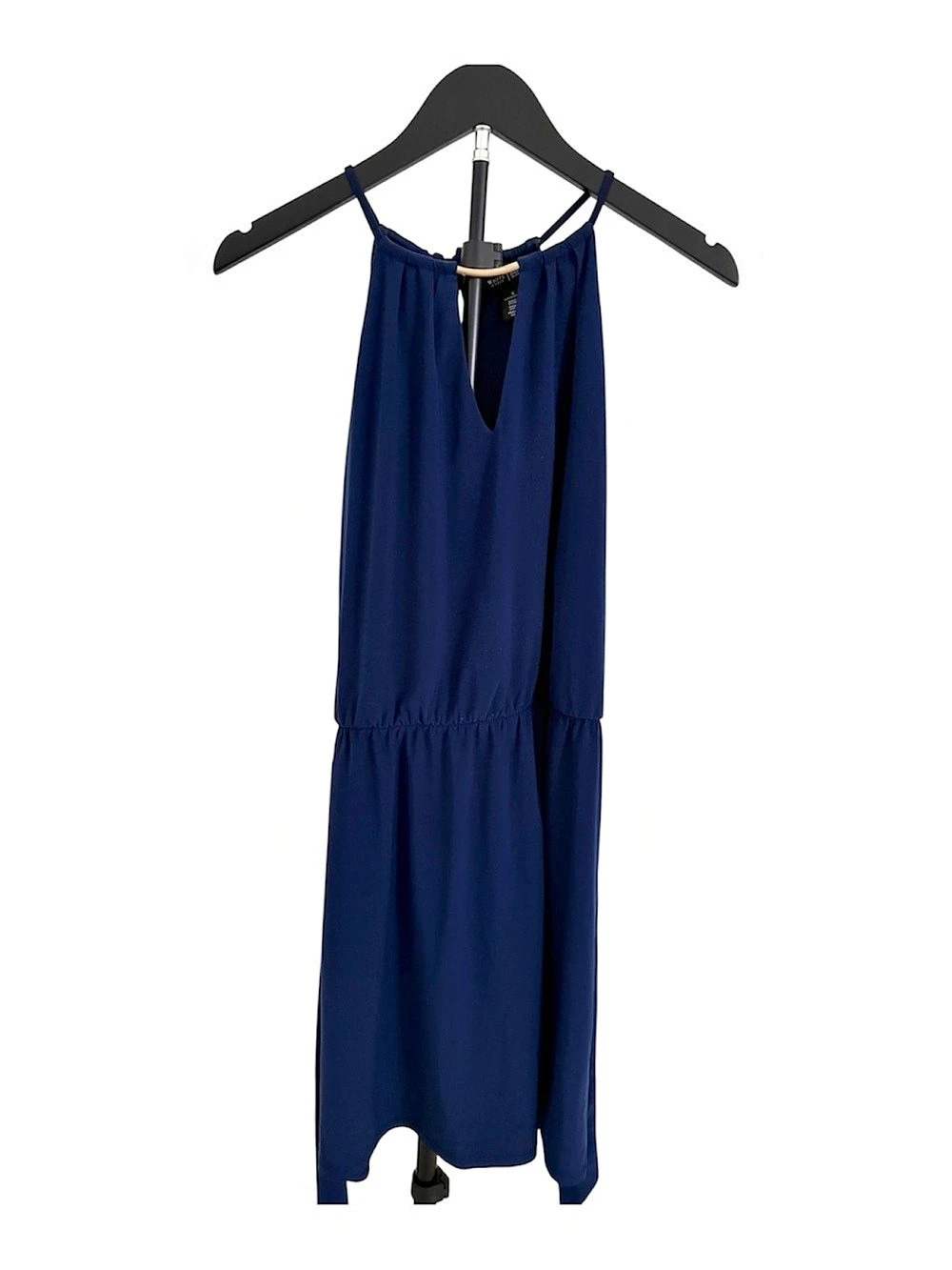 White House Black Market Women's Maxi Dress Blue Small pre-owned Fair condition